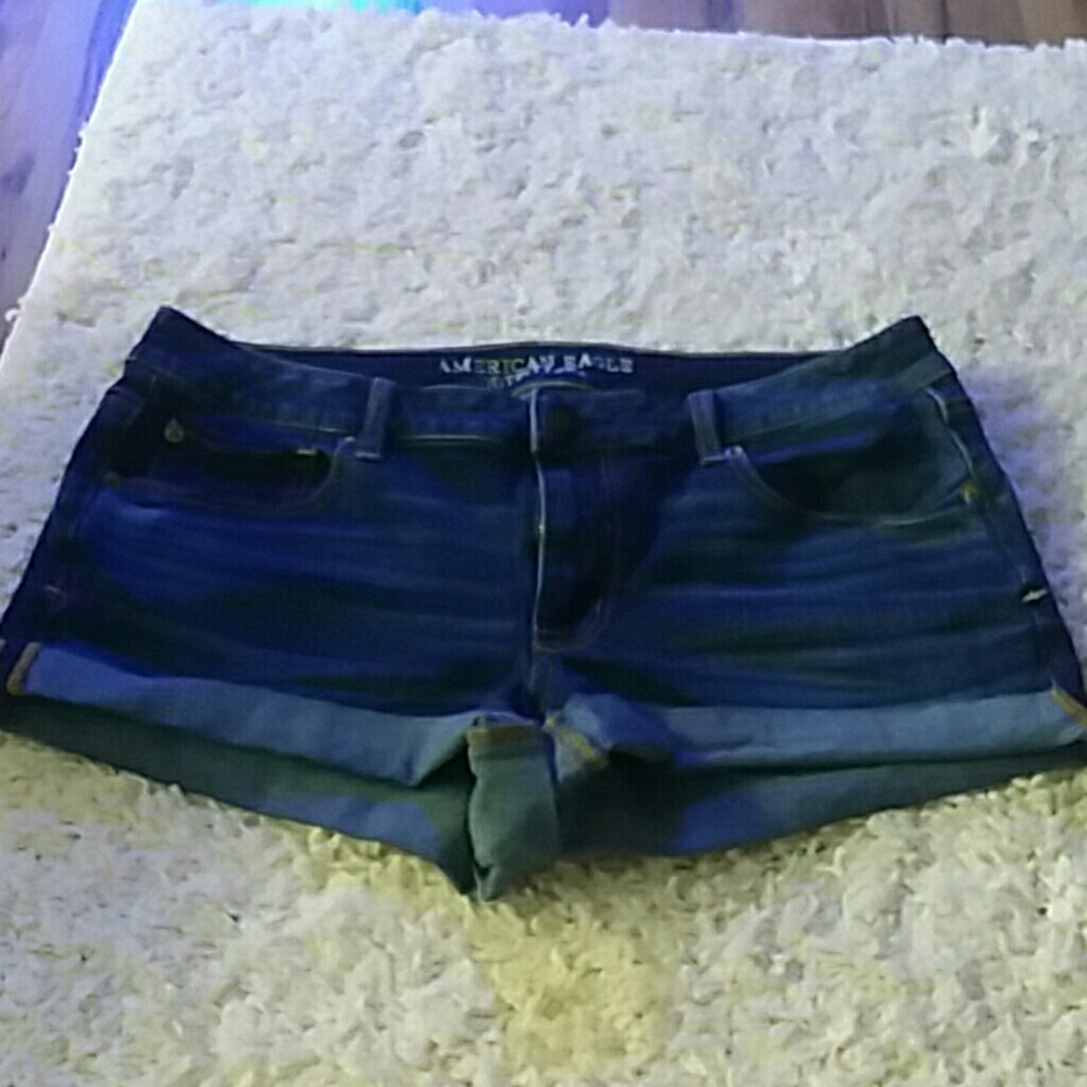 Blue jean shorts